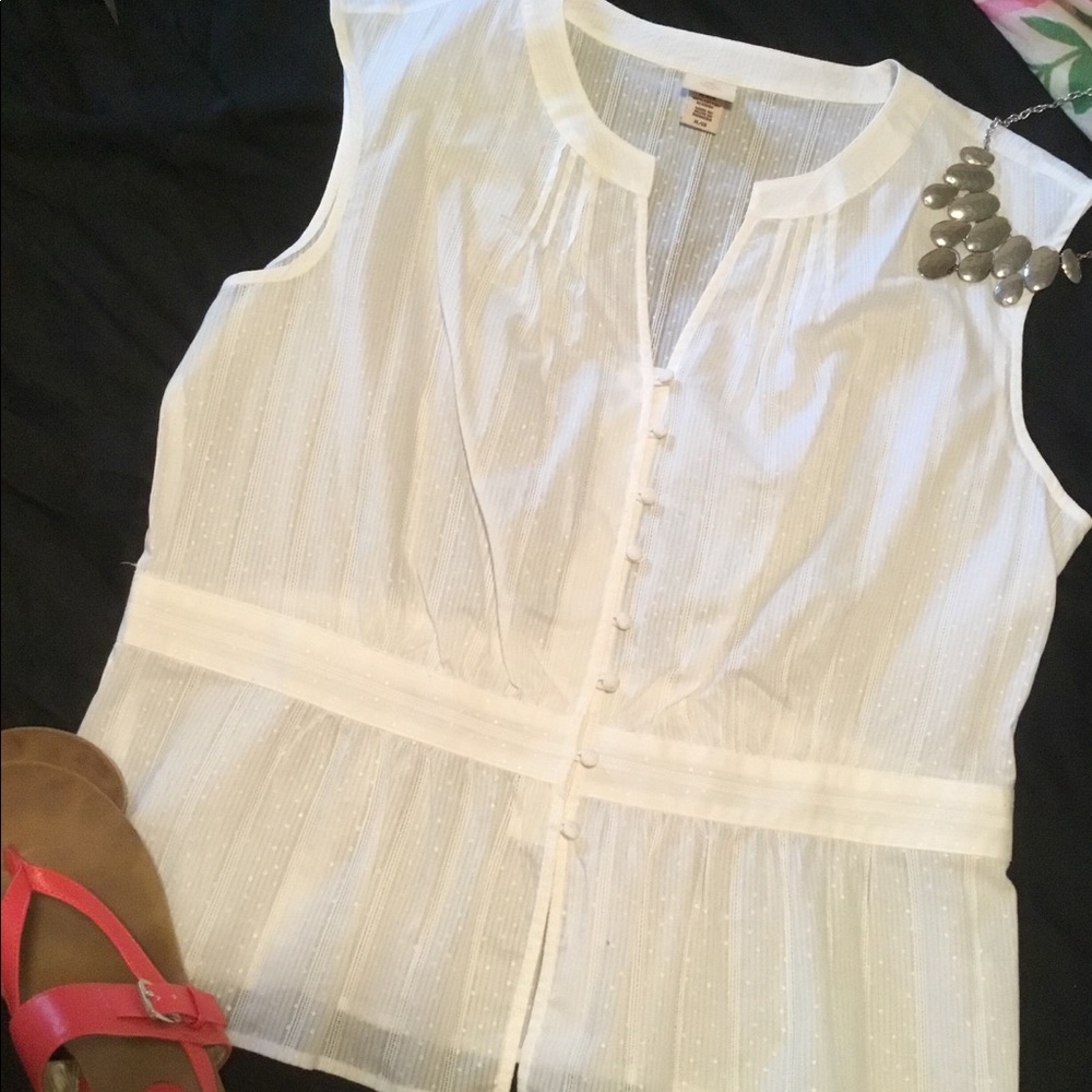 Covington White Cotton Shirt